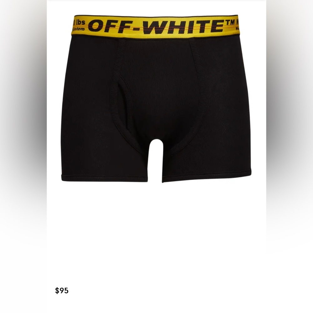 NEW Off-White men’s industrial logo boxer shorts